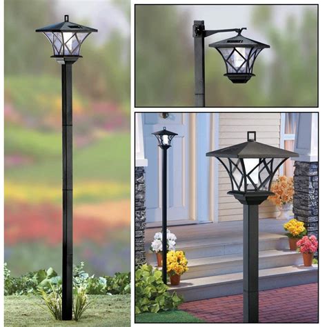 solar powered garden street lamps